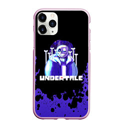 Чехол iPhone 11 Pro матовый UNDERTALE, цвет: 3D-розовый