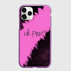 Чехол iPhone 11 Pro матовый LIL PEEP, цвет: 3D-фиолетовый