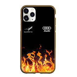 Чехол iPhone 11 Pro матовый Audi Ауди