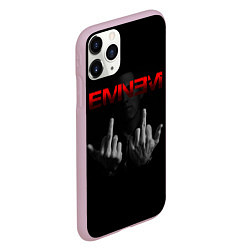 Чехол iPhone 11 Pro матовый EMINEM, цвет: 3D-розовый — фото 2