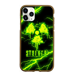 Чехол iPhone 11 Pro матовый STALKER 2, цвет: 3D-коричневый