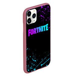 Чехол iPhone 11 Pro матовый FORTNITE, цвет: 3D-малиновый — фото 2