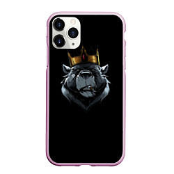 Чехол iPhone 11 Pro матовый King, цвет: 3D-розовый