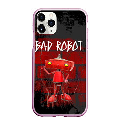 Чехол iPhone 11 Pro матовый Bad Robot, цвет: 3D-розовый