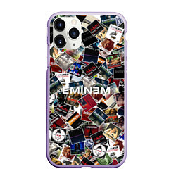 Чехол iPhone 11 Pro матовый Дискография EMINEM