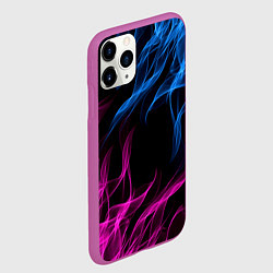 Чехол iPhone 11 Pro матовый БИТВА ОГНЕЙ, цвет: 3D-фиолетовый — фото 2