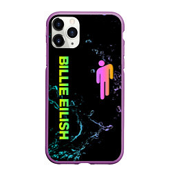 Чехол iPhone 11 Pro матовый BILLIE EILISH, цвет: 3D-фиолетовый