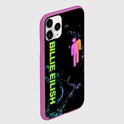 Чехол iPhone 11 Pro матовый BILLIE EILISH, цвет: 3D-фиолетовый — фото 2