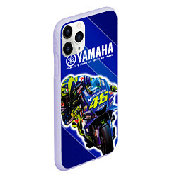 Чехол iPhone 11 Pro матовый Valentino Rossi, цвет: 3D-светло-сиреневый — фото 2