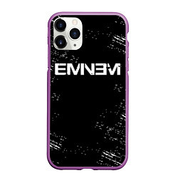 Чехол iPhone 11 Pro матовый EMINEM, цвет: 3D-фиолетовый