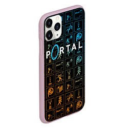 Чехол iPhone 11 Pro матовый PORTAL, цвет: 3D-розовый — фото 2