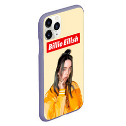 Чехол iPhone 11 Pro матовый BILLIE EILISH, цвет: 3D-серый — фото 2