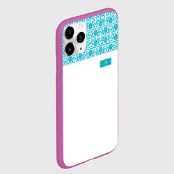 Чехол iPhone 11 Pro матовый Казахстан Форма, цвет: 3D-фиолетовый — фото 2
