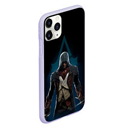 Чехол iPhone 11 Pro матовый Assassin’s Creed, цвет: 3D-светло-сиреневый — фото 2