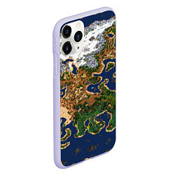 Чехол iPhone 11 Pro матовый HEROES 3 КАРТА, цвет: 3D-светло-сиреневый — фото 2