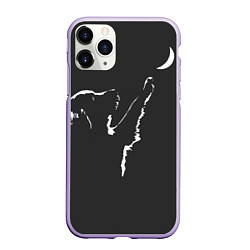 Чехол iPhone 11 Pro матовый Лунопёс