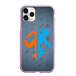 Чехол iPhone 11 Pro матовый PORTAL, цвет: 3D-розовый