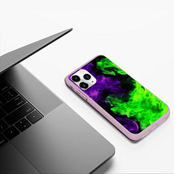 Чехол iPhone 11 Pro матовый БИТВА ОГНЕЙ, цвет: 3D-розовый — фото 2