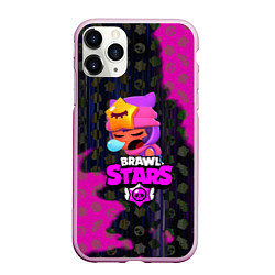 Чехол iPhone 11 Pro матовый BRAWL STARS SANDY, цвет: 3D-розовый