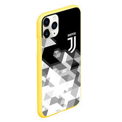 Чехол iPhone 11 Pro матовый JUVENTUS, цвет: 3D-желтый — фото 2