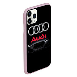 Чехол iPhone 11 Pro матовый AUDI, цвет: 3D-розовый — фото 2