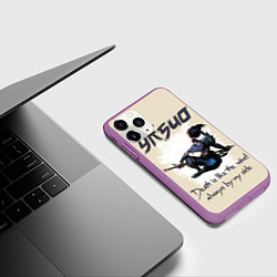 Чехол iPhone 11 Pro матовый League of Legends, цвет: 3D-фиолетовый — фото 2