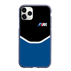 Чехол iPhone 11 Pro матовый BMW, цвет: 3D-серый