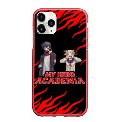 Чехол iPhone 11 Pro матовый My Hero Academia, цвет: 3D-красный