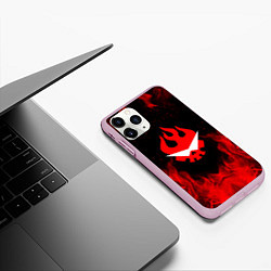 Чехол iPhone 11 Pro матовый GURREN LAGANN, цвет: 3D-розовый — фото 2