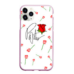 Чехол iPhone 11 Pro матовый Payton Moormeier: White Style, цвет: 3D-розовый