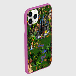 Чехол iPhone 11 Pro матовый Heroes of Might and Magic, цвет: 3D-фиолетовый — фото 2