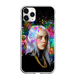 Чехол iPhone 11 Pro матовый Billie Eilish, цвет: 3D-белый