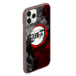 Чехол iPhone 11 Pro матовый KIMETSU NO YAIBA, цвет: 3D-коричневый — фото 2