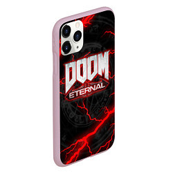 Чехол iPhone 11 Pro матовый DOOM ETERNAL, цвет: 3D-розовый — фото 2