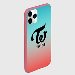 Чехол iPhone 11 Pro матовый TWICE, цвет: 3D-малиновый — фото 2