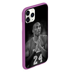 Чехол iPhone 11 Pro матовый Коби Брайант, цвет: 3D-фиолетовый — фото 2