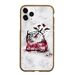 Чехол iPhone 11 Pro матовый Three Days Grace, цвет: 3D-коричневый