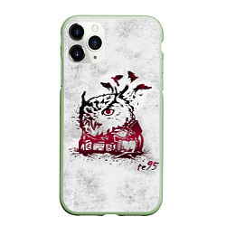 Чехол iPhone 11 Pro матовый Three Days Grace, цвет: 3D-салатовый