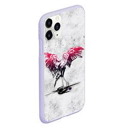 Чехол iPhone 11 Pro матовый Three Days Grace, цвет: 3D-светло-сиреневый — фото 2