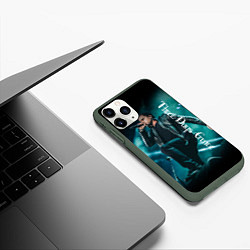 Чехол iPhone 11 Pro матовый Three Days Grace, цвет: 3D-темно-зеленый — фото 2