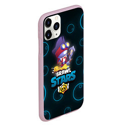 Чехол iPhone 11 Pro матовый Brawl Stars Captain Carl, цвет: 3D-розовый — фото 2