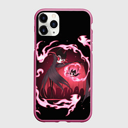 Чехол iPhone 11 Pro матовый Hollow Knight, цвет: 3D-малиновый