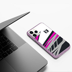 Чехол iPhone 11 Pro матовый Boku no Hero Academia, цвет: 3D-сиреневый — фото 2