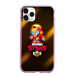 Чехол iPhone 11 Pro матовый Brawl Stars Max, цвет: 3D-розовый