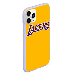 Чехол iPhone 11 Pro матовый Kobe Bryant, цвет: 3D-светло-сиреневый — фото 2