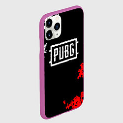 Чехол iPhone 11 Pro матовый PUBG, цвет: 3D-фиолетовый — фото 2