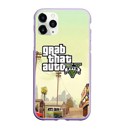 Чехол iPhone 11 Pro матовый GTA 5