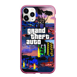 Чехол iPhone 11 Pro матовый GTA