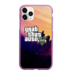 Чехол iPhone 11 Pro матовый GTA 5