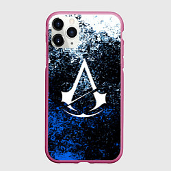 Чехол iPhone 11 Pro матовый ASSASSINS CREED, цвет: 3D-малиновый